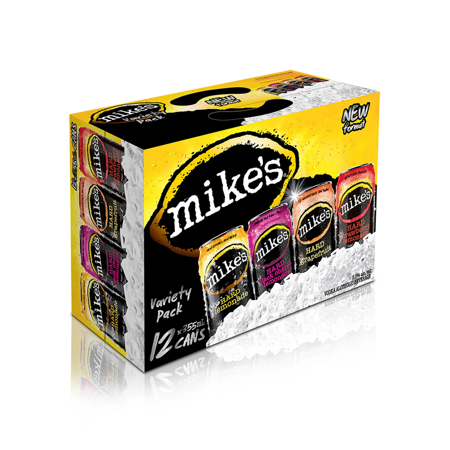MIKE S HARD MIXED PACK- 12PC