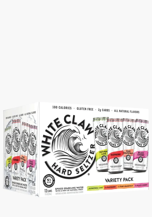 WHITE CLAW VARIETY PACK- 12PC