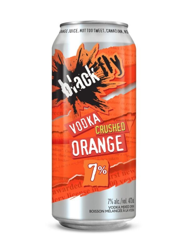 BLACK FLY VODKA CRUSHED ORANGE- 473ML