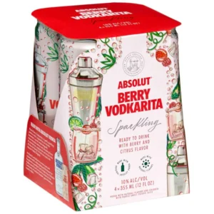 ABSOLUT BERRY VODKARITA- 4pc