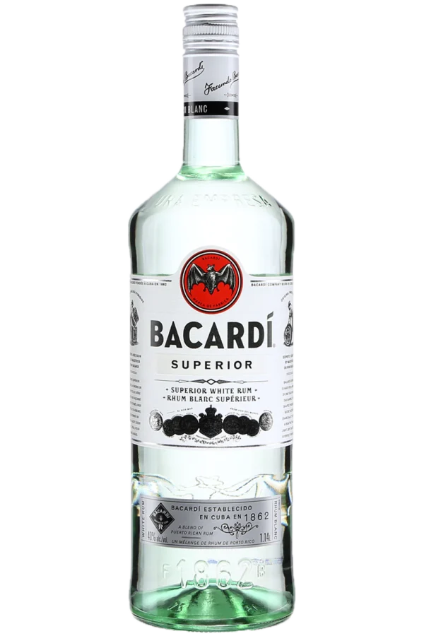 BACARDI WHITE GLASS- 1.14L