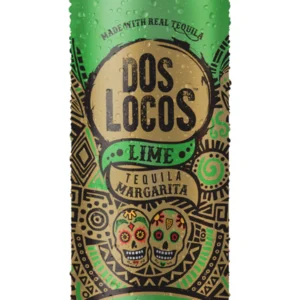 DOS LOCOS LIME TEQUILA- 440ML