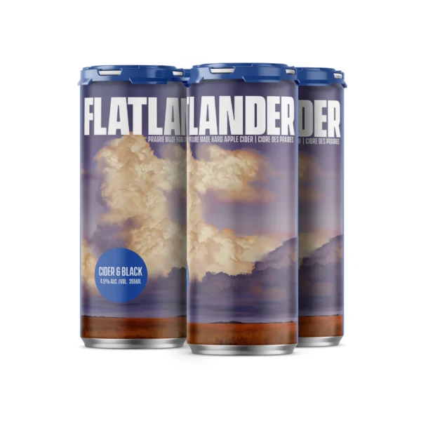 FLATLANDER CIDER BLACK- 4PC