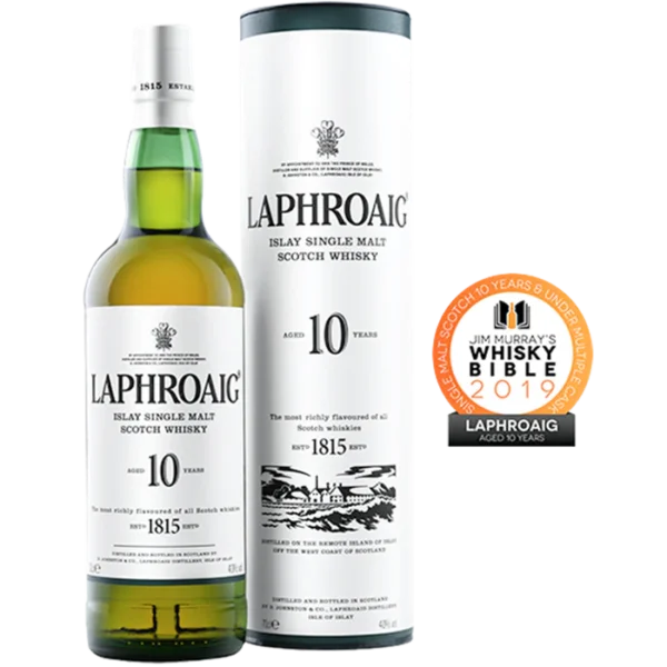 LAPHROAIG ISLAY 10 YEARS OLD- 750ML