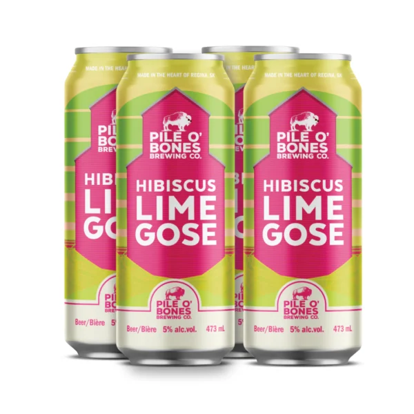 PILE O BONES HIBISC LIME 4PC