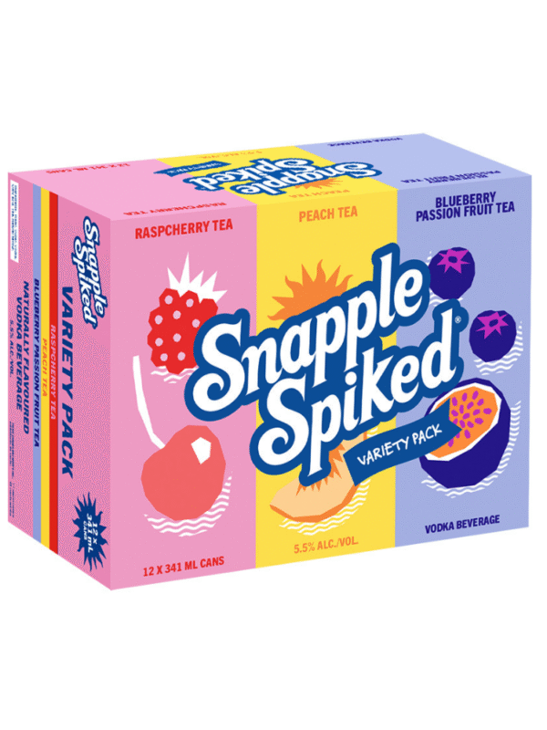 SNAPPLE SPIKED VARIETY- 12PC